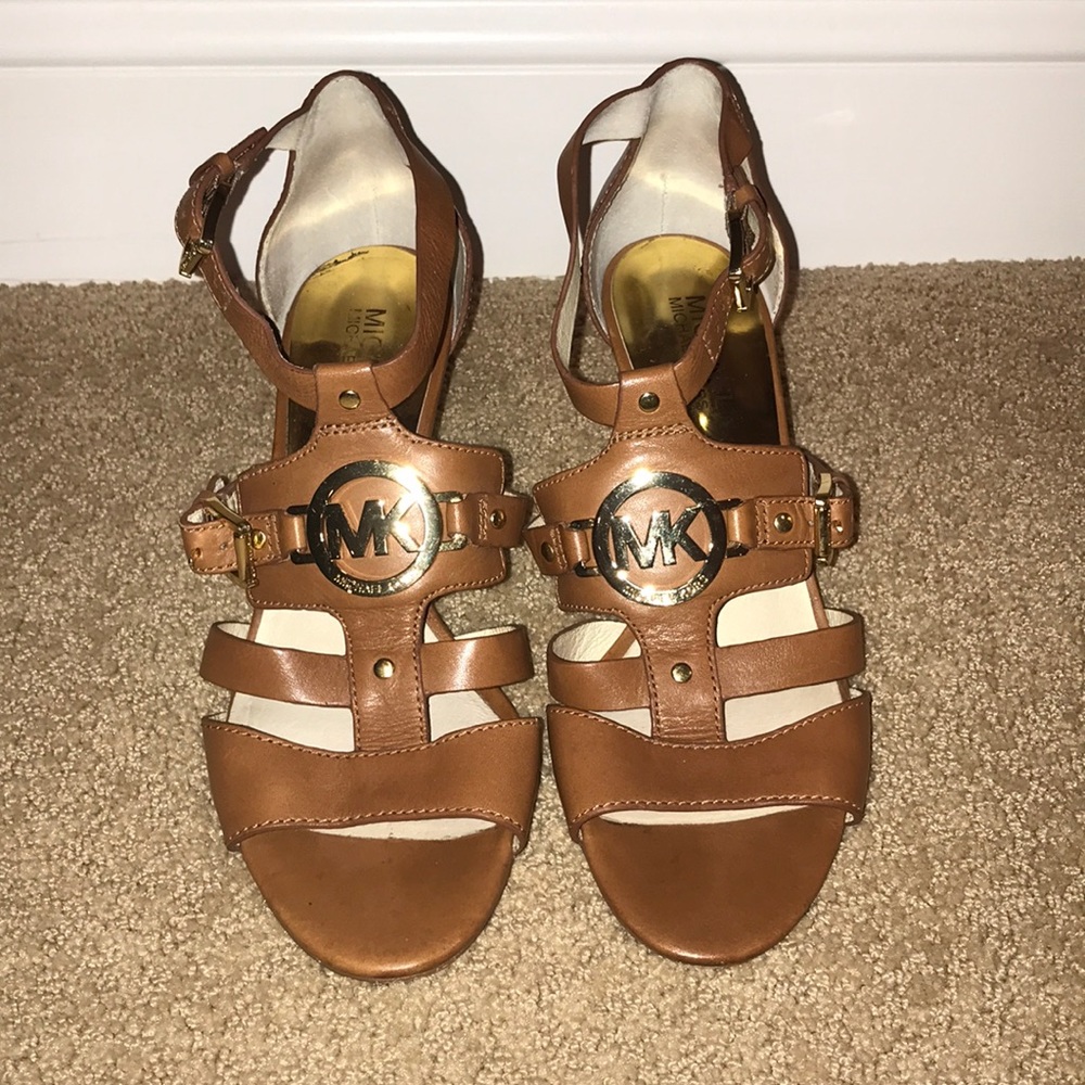 MICHAEL Michael Kors Open Toe Heels Size 8 1/2